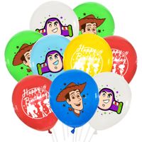 Birthday Cartoon Character Letter Emulsion Birthday Flag Balloons main image 4
