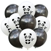 Cumpleaños Panda Emulsión Cumpleaños Bandera Globos Suministros De Decoración De Pasteles main image 3