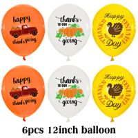 Thanksgiving Letter Emulsion Party Balloons sku image 1