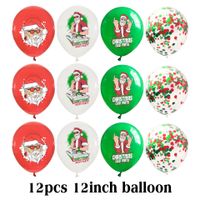 Christmas Santa Claus Emulsion Party Balloons sku image 5