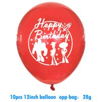 Birthday Cartoon Character Letter Emulsion Birthday Flag Balloons sku image 8