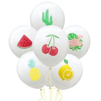 Birthday Fruit Emulsion Party Balloons main image 1
