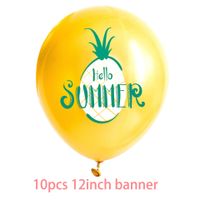 Birthday Letter Fruit Emulsion Party Flag Balloons sku image 6