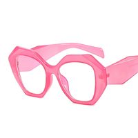 Women's Fashion Solid Color Polygon Full Frame Glasses main image 5