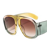 Unisex Fashion Gradient Color Pc Round Frame Full Frame Sunglasses main image 5