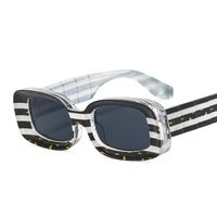 Unisex Fashion Solid Color Ac Square Full Frame Sunglasses sku image 8
