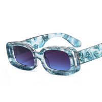 Unisex Fashion Solid Color Ac Square Full Frame Sunglasses sku image 9