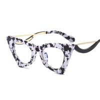 Fashion Solid Color Ac Cat Eye Full Frame Optical Glasses sku image 7