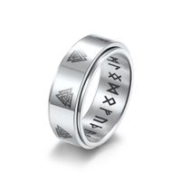 Fashion Letter Stainless Steel Rings Polishing Stainless Steel Rings sku image 2