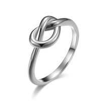 Einfacher Stil Geometrisch Titan Stahl Polieren Ringe sku image 1