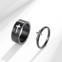 Fashion Cross Stainless Steel Rings Polishing Stainless Steel Rings main image 5