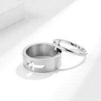 Fashion Cross Stainless Steel Rings Polishing Stainless Steel Rings main image 4