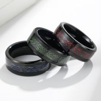 Cool Style Dragon Tungsten Steel Rings Polishing Stainless Steel Rings main image 1