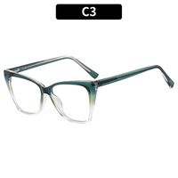Women's Simple Style Geometric Pc Cat Eye Full Frame Glasses sku image 3