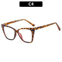 Women's Simple Style Geometric Pc Cat Eye Full Frame Glasses sku image 4