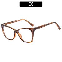 Women's Simple Style Geometric Pc Cat Eye Full Frame Glasses sku image 6