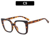 Retro Leopard Pc Square Full Frame Optical Glasses sku image 9