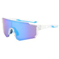 Unisex Fashion Gradient Color Tac Square Patchwork Full Frame Sunglasses sku image 3