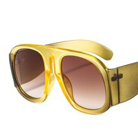 Unisex Fashion Gradient Color Pc Round Frame Full Frame Sunglasses sku image 4