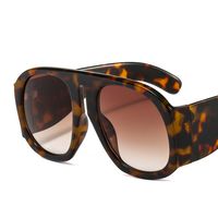 Unisex Fashion Gradient Color Pc Round Frame Full Frame Sunglasses sku image 3