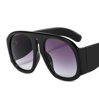 Unisex Fashion Gradient Color Pc Round Frame Full Frame Sunglasses sku image 1
