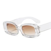 Unisex Fashion Solid Color Ac Square Full Frame Sunglasses sku image 7