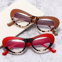Simple Style Color Block Leopard Pc Butterfly Frame Full Frame Optical Glasses main image 1