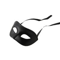 Halloween Solid Color Plastic Masquerade Party Mask main image 4
