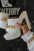 Women's Fashion Solid Color Open Toe High Heel Sandals main image 4