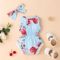 Casual Flower 100% Cotton Baby Clothes main image 4