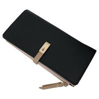 Women's All Seasons Pu Leather Solid Color Fashion Square Zipper Long Wallet main image 5