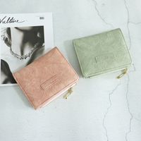 Women's All Seasons Pu Leather Solid Color Fashion Square Zipper Small Wallet main image 1