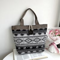 Women's Small All Seasons Canvas Ethnic Style Tote Bag sku image 5