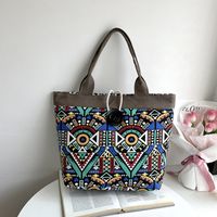 Women's Small All Seasons Canvas Ethnic Style Tote Bag sku image 3