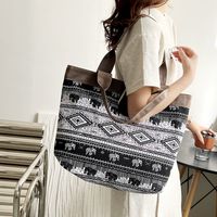 Women's Small All Seasons Canvas Ethnic Style Tote Bag main image 6