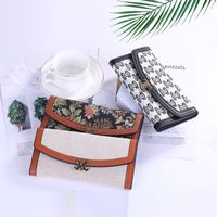Women's Houndstooth Pu Leather Buckle Wallets main image 5