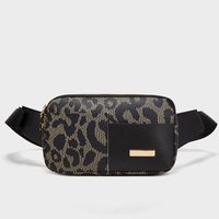 Women's Small All Seasons Pu Leather Printing Vintage Style Square Zipper Fanny Pack sku image 5