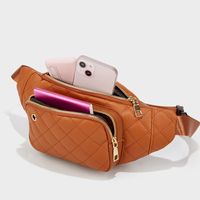 Women's Small All Seasons Pu Leather Solid Color Fashion Square Zipper Fanny Pack main image 3