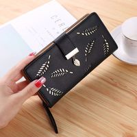 Women's Spring&summer Pu Leather Geometric Vintage Style Square Zipper Buckle Long Wallet sku image 3