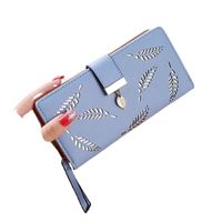 Women's Spring&summer Pu Leather Geometric Vintage Style Square Zipper Buckle Long Wallet main image 2