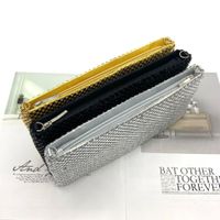 Gold Silver Metal Geometric Solid Color Square Evening Bags main image 3