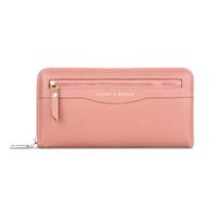 Women's Spring&summer Pu Leather Solid Color Fashion Square Zipper Long Wallet sku image 6