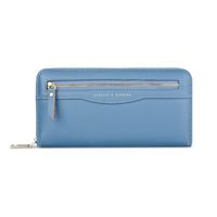 Women's Spring&summer Pu Leather Solid Color Fashion Square Zipper Long Wallet sku image 4