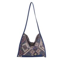 Women's Large All Seasons Canvas Geometric Streetwear Square Zipper Tote Bag main image 5