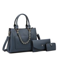 Women's Medium Pu Leather Fashion Bag Sets sku image 4