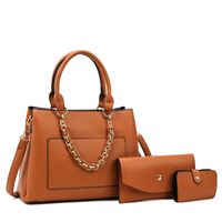 Women's Medium Pu Leather Fashion Bag Sets sku image 5