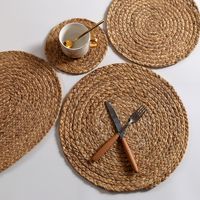 Retro Solid Color Gourd Grass Placemat sku image 2