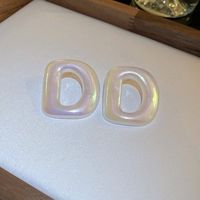 Fashion Irregular Transparent Acrylic Earrings Wholesale sku image 42