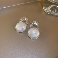 Fashion Irregular Transparent Acrylic Earrings Wholesale sku image 35