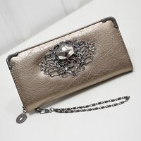 Unisex Small All Seasons Pu Leather Solid Color Punk Square Zipper Clutch Bag sku image 3